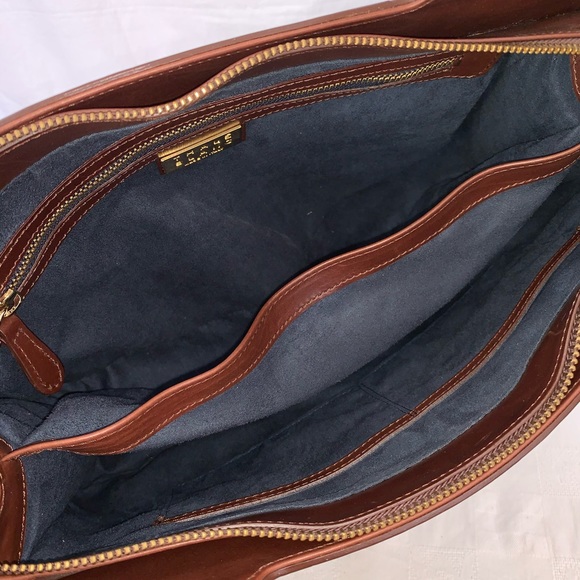 THALE BLANC Cheetah Front Logo Brown Leather - Picture 3 of 8